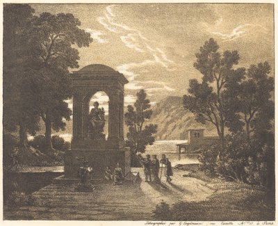 Classical Landscape by Gottfried Engelmann