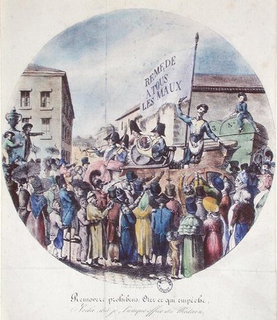 The Charlatan by Gottfried or Godefroy Engelmann