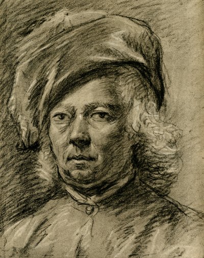 Male Head Study by Govaert Flinck