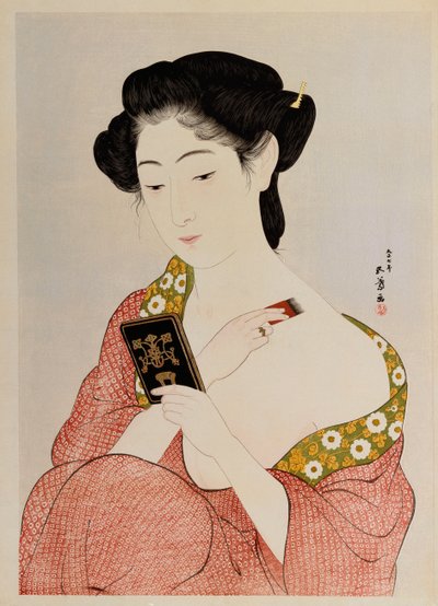 A Woman in Underclothes by Goyo Hashiguchi
