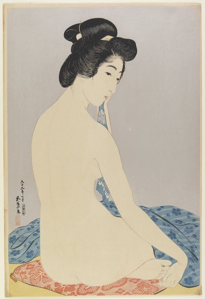 Woman after Bath by Goyo Hashiguchi