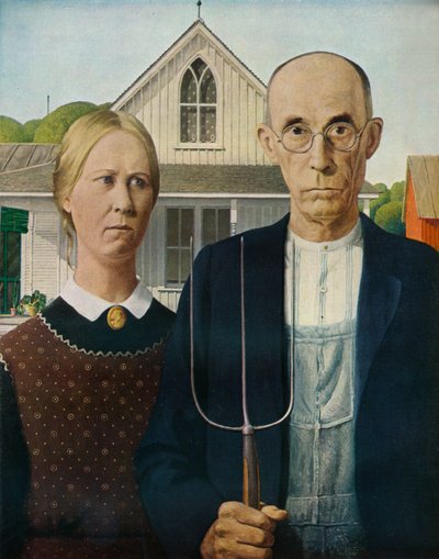 American Gothic by Grant Wood