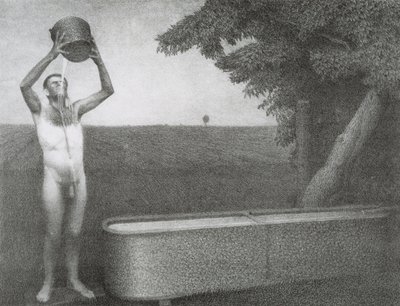 Sultry Night, 1939 by Grant Wood