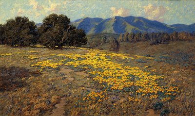 California Poppies by Granville Redmond