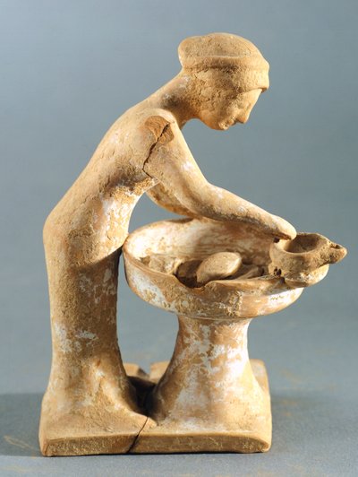 Daily life scene, Tanagra by Greek