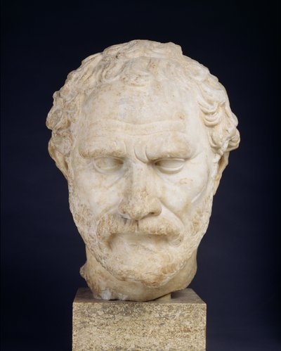 Head of Demosthenes by Greek