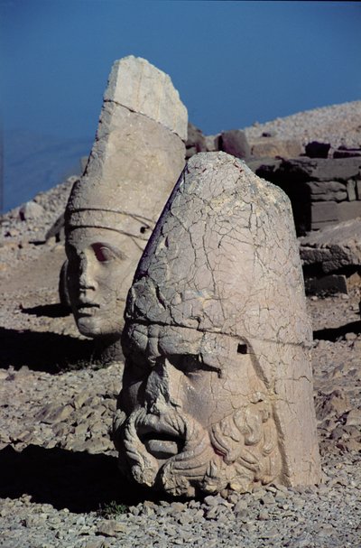 Head of Zeus-Oromandes and a goddess by Greek