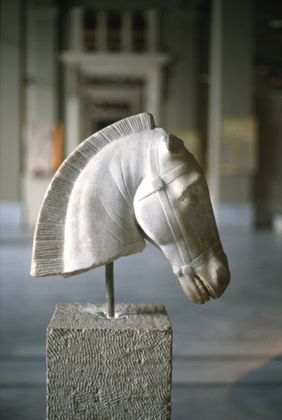 Head of a horse by Greek