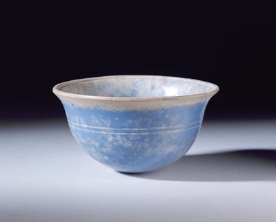 Hellenistic blue cast bowl by Greek