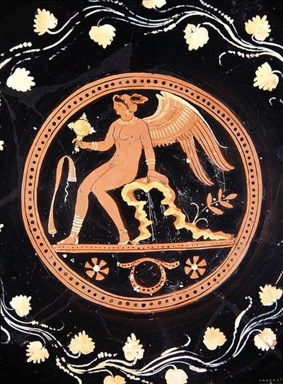 Merrythought Cup, c.330-310 BC by Greek