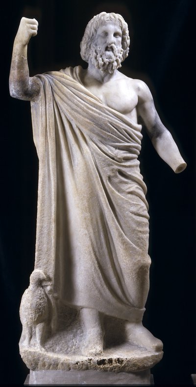 Statuette of Zeus, possibly from Asia Minor by Greek