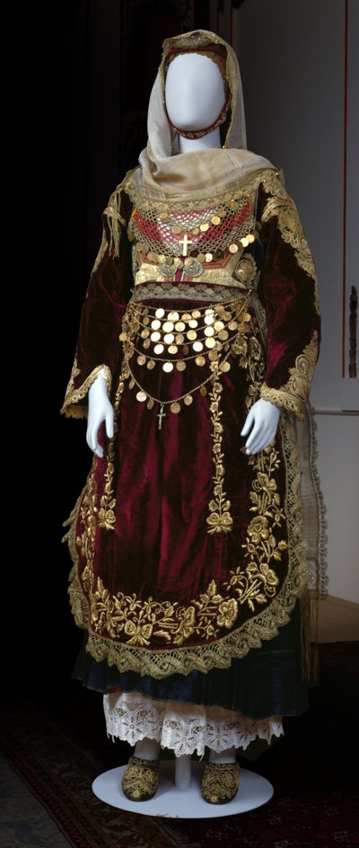 Bridal Costume from Salamina Island by Greek School
