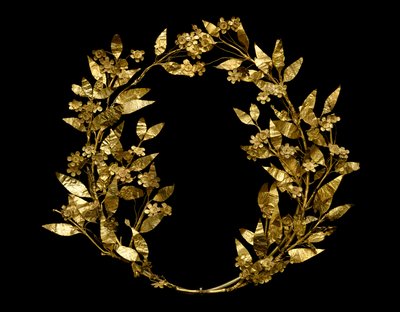 Myrtle Wreath, from Peloponnesus, 330-250 BC by Greek School