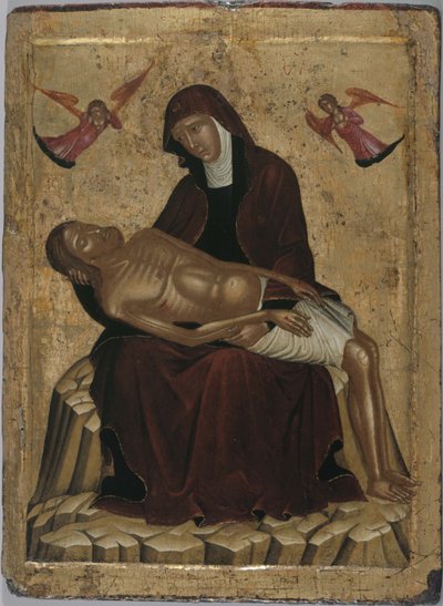 Pietà by Greek icon