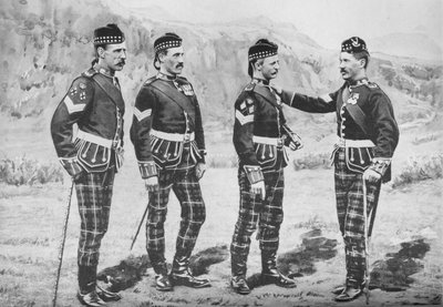 Sergeants, Seaforth Highlanders by Gregory and Co
