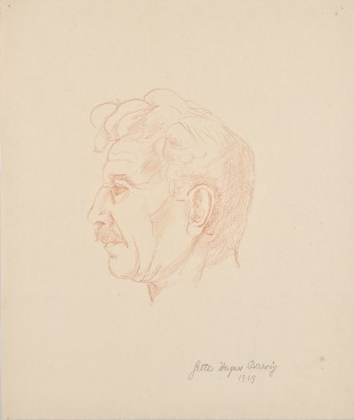 Portrait of Franz Barwig the Elder by Grete Wagner Barwig