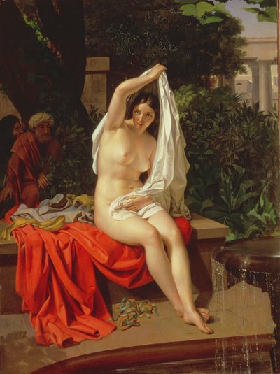 Susanna and the Elders by Grigori Ignatevich Lapchenko