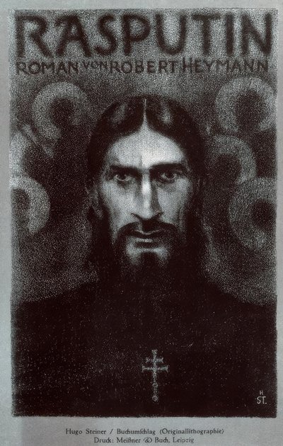 Rasputin / Book Cover 1919 by Grigori Jefimowitsch Rasputin