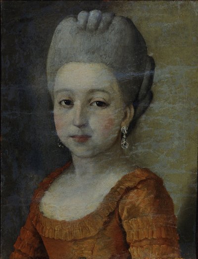 Portrait of a Girl by Grigory Ostrovsky