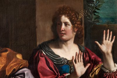 Amnon and Tamar (detail) by Guercino