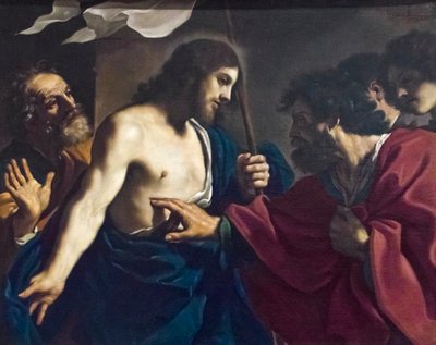 Incredulity of St Thomas by Guercino (1591 1666)