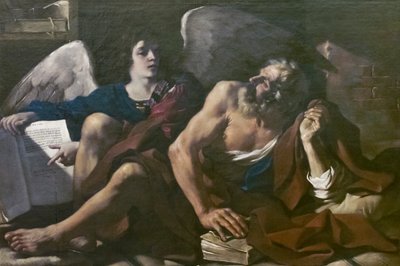 St Matthew and the Angel by Guercino (1591 1666)