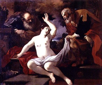 Susanna and the Elders by Guercino