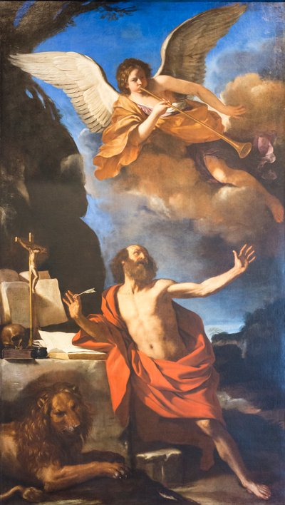 Vision of St Jerome by Guercino (1591 1666)