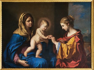 Mystical Marriage of Saint Catherine by Guercino