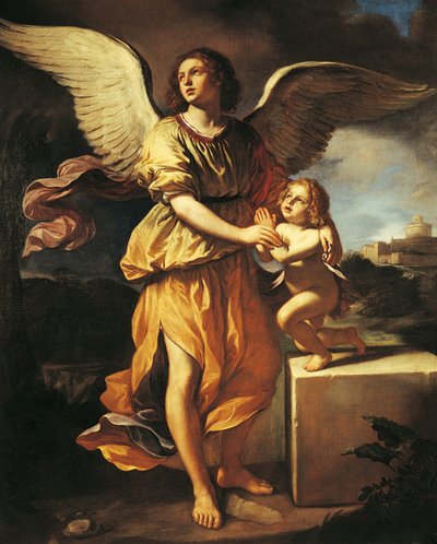The Guardian Angel by Guercino