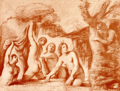 Diana and Actaeon by Guercino