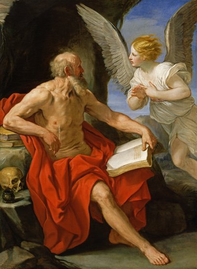 Angel Appearing to St. Jerome by Guido Reni