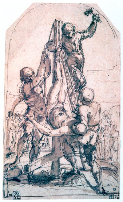 Crucifixion of St Peter, c. 1600-1642 by Guido Reni