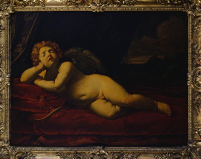 Cupid Asleep by Guido Reni