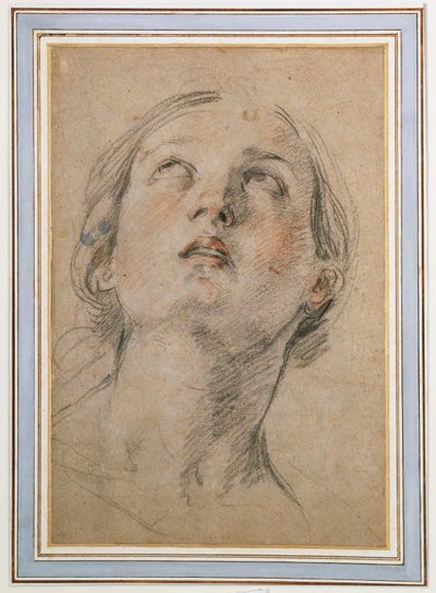 Head of a Woman Looking Up by Guido Reni