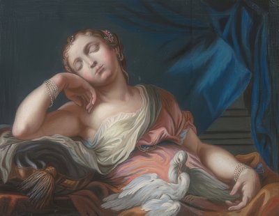 Sleeping Venus with Two Cooing Doves by Guido Reni