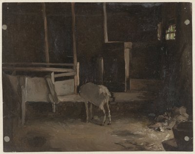 Kid in a Stable by Guillaume Anne van der Brugghen