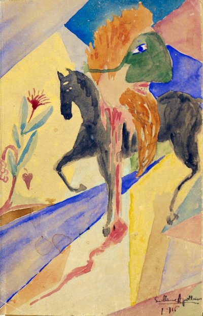 The Masked Rider, 1915 by Guillaume Apollinaire