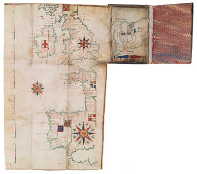 Pocket atlas and nautical almanac by Guillaume Brouscon