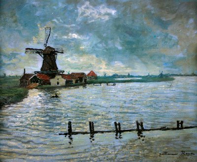 Windmill in Holland by Guillaume Georges Roger