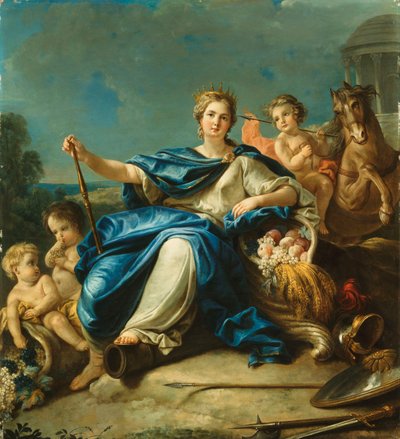 The Personification of Asia by Guillaume Thomas Raphael Taraval