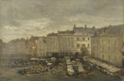 The Grote Zavel (Grand Sablon), Brussels by Guillaume Vogels