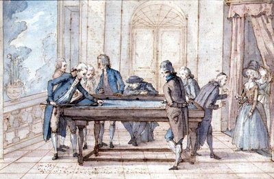 Billiard Playing by Guiseppe Piattoli