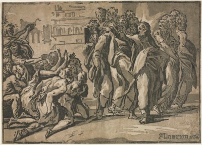Christ Healing the Lepers, 1608 by Guiseppe Rossigliani