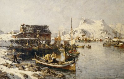 Tjeldbergtind, Lofoten by Gunnar Berg