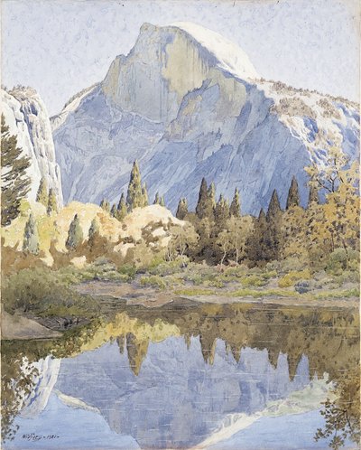 Half Dome and Mirror Lake by Gunnar Widforss