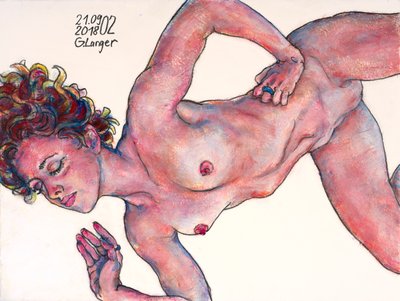 Reclining Nude, Symphony by Gunter Langer