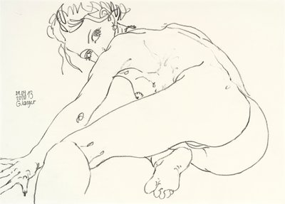 Female Nude, Symbol by Gunter Langer