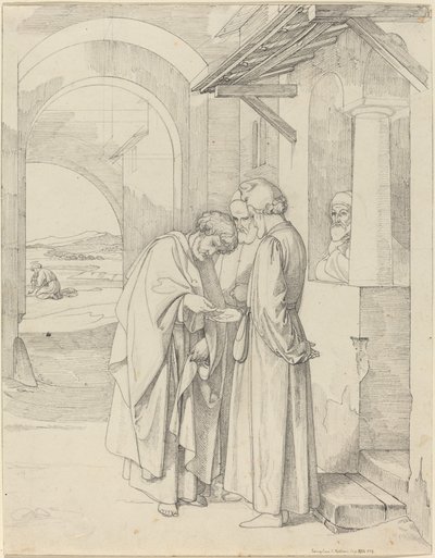 Peter Paying the Temple Tax by Gustav Heinrich Naeke