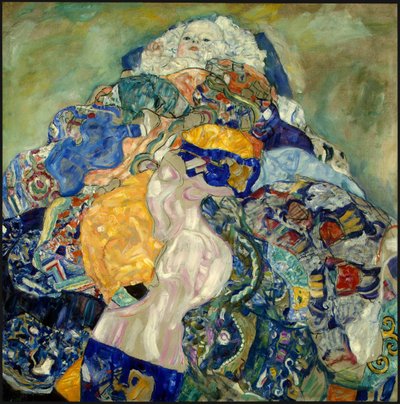 Baby Cradle by Gustav Klimt